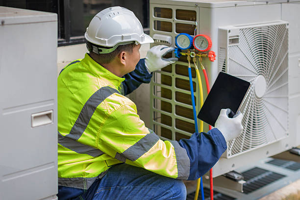 Professional Hvac Maintenance technician working in Bellmore, NY